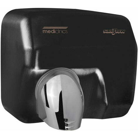 MEDICLINICS E05AB SANIFLOW Secadora de Manos Automática Negra - ref: E05AB