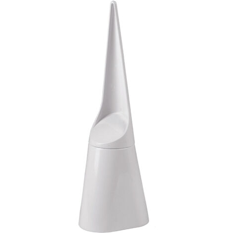 MEDICLINICS ES0421 Escobillero de Pie de ABS y Polipropileno Blanco - ref: ES0421