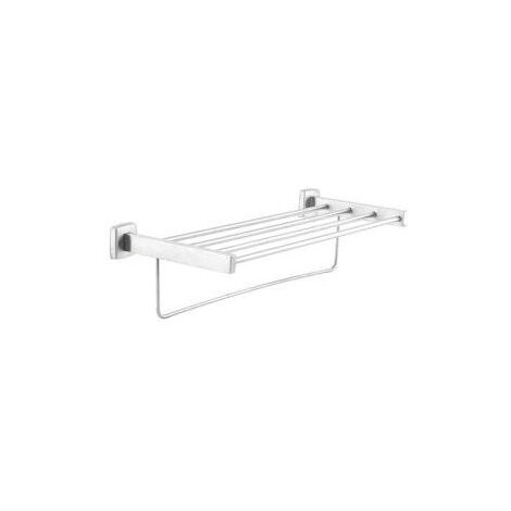 MEDICLINICS Estante para toallas con Barra AI0710CS Acero Mate - ref: AI0710CS