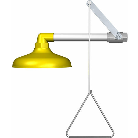 MEDICLINICS KN1643PFC20 KRUSMAN Ducha de Emergencia Mural con Cabezal de ABS - ref: KN1643PFC20