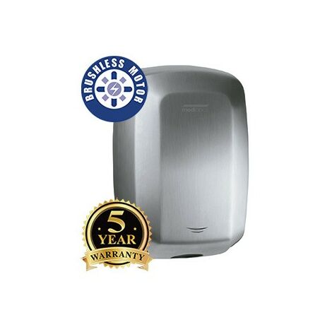 MEDICLINICS M19ACS-I MACHFLOW PLUS Secamanos Automático con Ionizador Satinado - ref: M19ACS-I