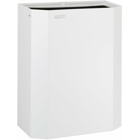 MEDICLINICS PPA2279 Papelera Abierta 25 l Blanco - ref: PPA2279