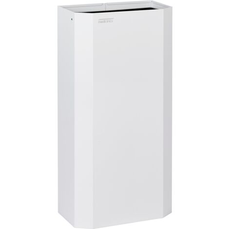 MEDICLINICS PPA4279 Papelera Abierta 40 l Blanco - ref: PPA4279