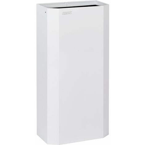 MEDICLINICS PPA4279 Papelera Abierta 40 l Blanco - ref: PPA4279