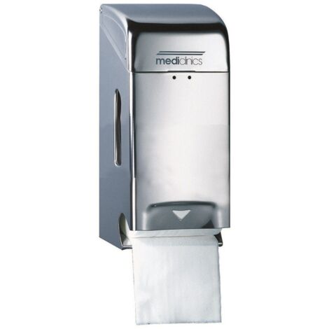 MEDICLINICS PR0784CS Dispensador Papel 2 Rollos Inox Satinado - ref: PR0784CS