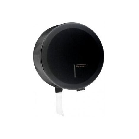 MEDICLINICS PR2789B Portarrollos Negro Papel Higiénico Circular 3U/Diámetro 275 mm - ref: PR2789B