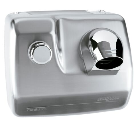 MEDICLINICS SC0088HCS Secador de Pelo Inox Satinado - ref: SC0088HCS