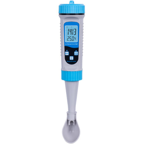 Medidor calidad agua 5-en-1 para piscinas acuarios acuicultura, mide CE TDS salinidad densidad temperatura, retroiluminado, para agua potable