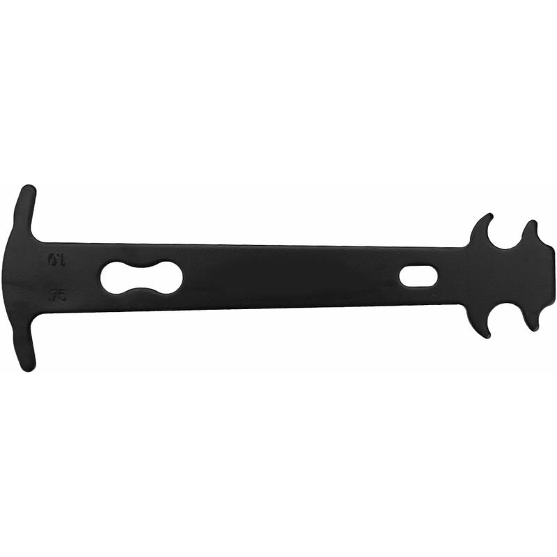 

Medidor de cadena de bicicleta de calibre indicador de desgaste, herramienta de reparación de regla para bicicletas - Litzee