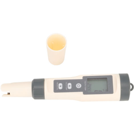 Medidor de calidad del agua 3 en 1: pH, TDS, temperatura, pantalla digital, ideal para plantaciones y horticultura.