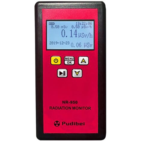 Medidor de campos electromagnéticos, detector portátil de radiación nuclear con pantalla LCD, comprobador de radiactividad, contador Geiger doméstico (NR-950)