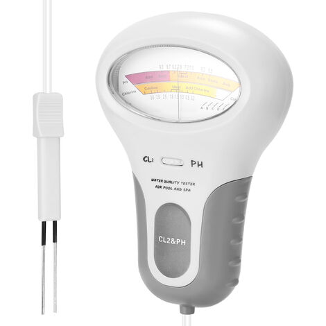 Medidor de cloro PH 2 en 1, PC-102, medidor de PH, dispositivo de prueba de calidad del agua con cloro, medición CL2 para acuario de piscina