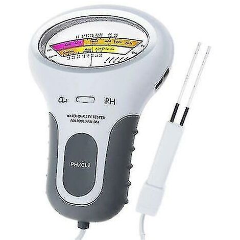 Medidor de cloro Ph 2 en 1, Pc-102, medidor de Ph, dispositivo de prueba de calidad del agua con cloro, medición de Cl2 - dontodent