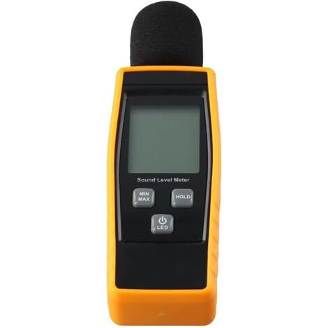 Medidor de decibelios, medidor de decibelios lector de nivel de sonido, dispositivo de medición de ruido de audio, medidor de ruido digital, rango 30-130 dB (A) medidor de db, dispositivo de