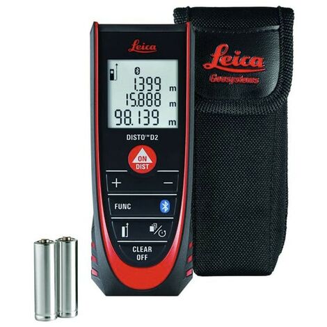 Leica Geosystems 837031 Medidor láser Disto D2 New (Alcance 100 m Precisión ± 1.5 mm)