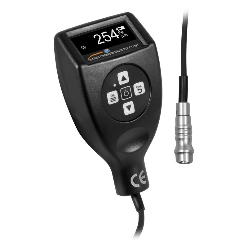 

Pce Instruments - Medidor de espesor de capa sobre metales férricos hasta 1500 µm con sonda externa PCE-CT 21BT