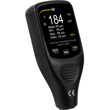 Medidor de espesor de recubrimiento PCE-CT 26FN