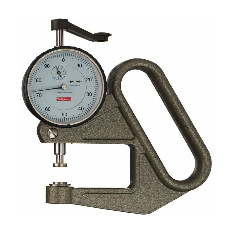 

Medidor de espesor J 50 0-10 mm lectura 0.01 mm plano 10 - c mm con calibración de fábrica KÄFER