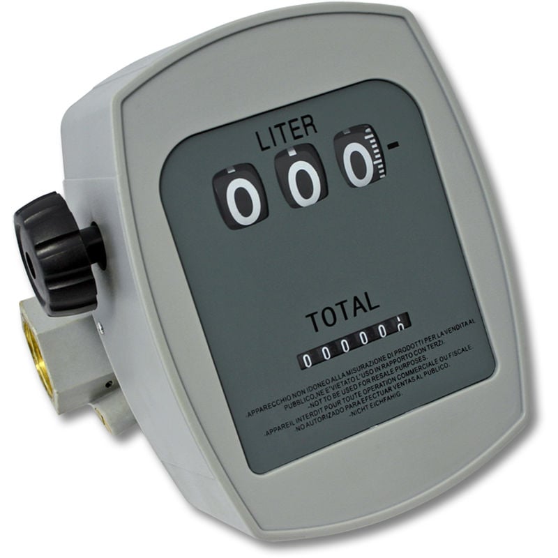 

Wiltec - Medidor de gasoil 3 bar 10-60l/min Conexiones 1' Desviación 1%