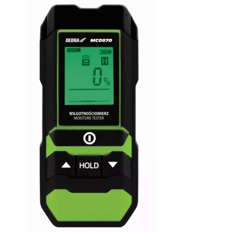 Medidor de humedad DEDRA para madera y materiales de construcción: medición precisa de la humedad