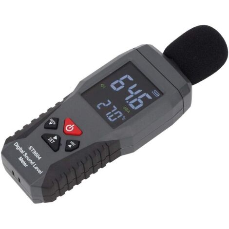 Medidor de nivel de sonido, grabador de sonido, comprobador de ruido, medidor de nivel de sonido de audio digital, rango de medición 30-130 dB