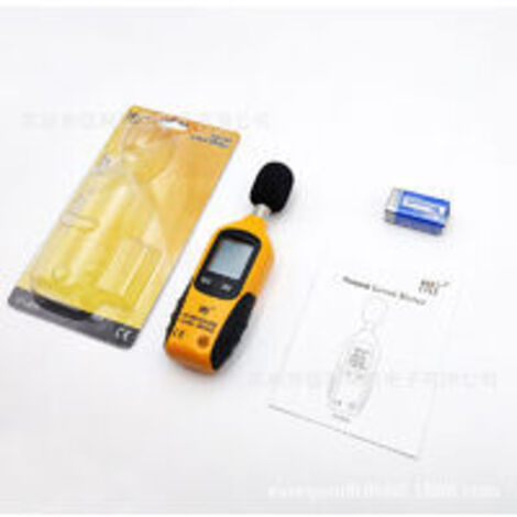 Medidor De Nivel De Sonido MINKUROW 30-130dba, Medidor De Decibelios Profesional Con Pantalla Retroiluminada