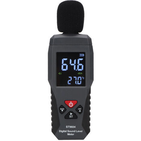 Medidor de nivel de sonido SMART SENSOR con registrador de nivel de ruido de 30 a 130 dB. Medidor de nivel de sonido digital.