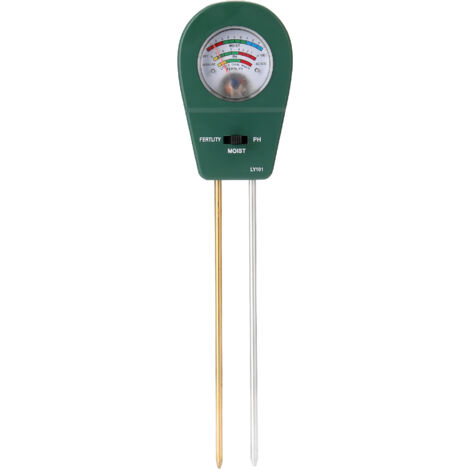 Medidor de pH del suelo 3 en 1 para suelo, fertilidad y pH detector de pH del suelo flores de jardín sensores de suelo