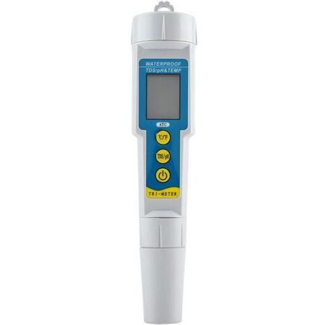 Medidor de pH digital 3 en 1, medidor digital multifuncional de pH / CE / temperatura