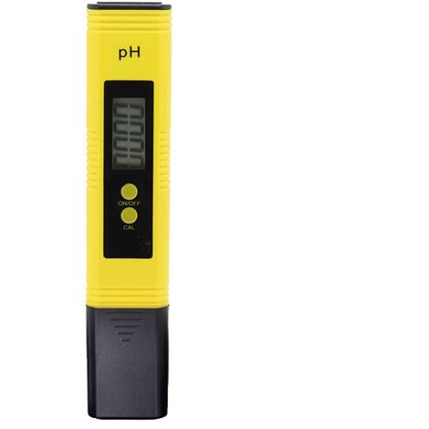 Medidor de PH digital, probador de calidad del agua LCD digital, rango de medición para 0-14 Ph, precisión de 0.01 Ph, para agua potable, hogar, piscina, acuario