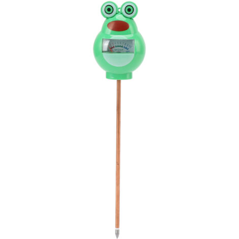 Medidor de pH e higrómetro de suelo con forma de rana, fabricado en ABS, 27 cm, regalo para jardineros aficionados, amantes de las plantas y entusiastas de la agricultura.