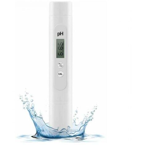 Medidor de pH electrónico, rango de medición 0-14 pH, medidor de pH para piscinas de alta precisión, medidor de pH para piscinas, acuarios, agua potable.
