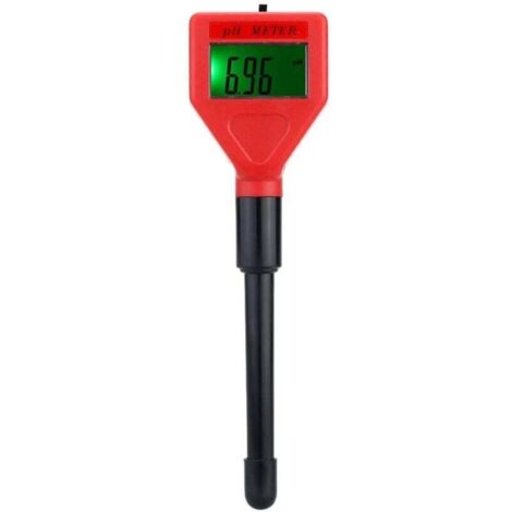 Medidor de pH portátil profesional tipo bolígrafo pH-98103 con electrodo de pH, pantalla LCD retroiluminada, acidímetro, analizador industrial y experimental, medidor de pH, dispositivo de análisis de