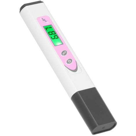 Medidor de pH portátil tipo bolígrafo para detección de acuarios con función de compensación automática de temperatura.