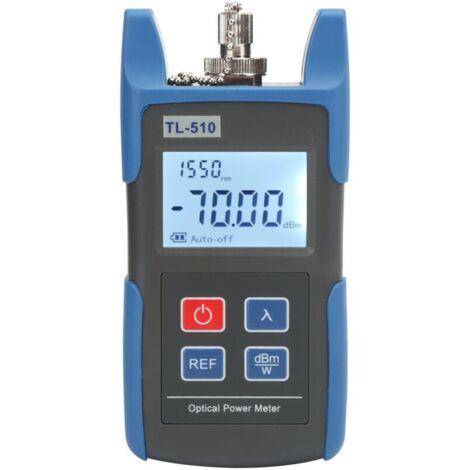 Medidor de potencia óptica, detector de potencia óptica de alta precisión, 70 + 10 dBm (batería no incluida)