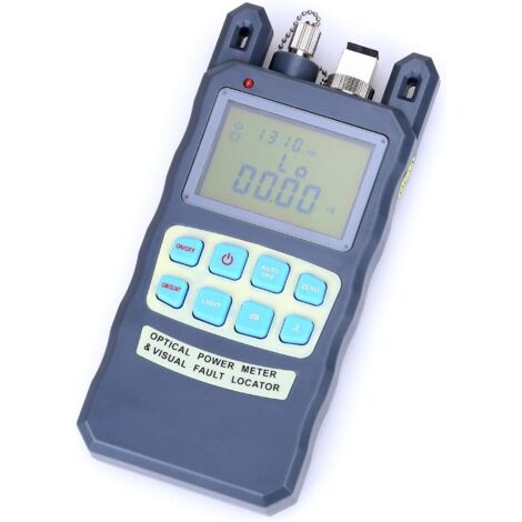 Medidor de potencia óptica TODO en una máquina -70 a + 10dBm y localizador visual de fallas con comprobador de cable de fibra de conector SC y FC