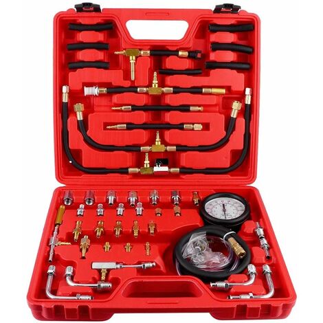 Medidor De Presión De Inyección De Combustible Para Coche Y Camión Tu-443 Manometro De Flujo 0-140 Psi