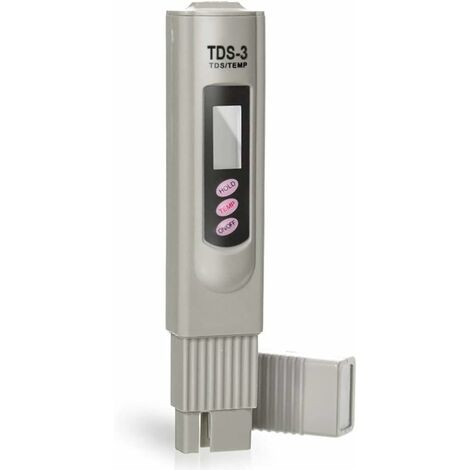 Medidor de TDS-3 Digital LCD, probador de agua TDS/Temp, herramienta de prueba de calidad del agua para agua potable, acuario, piscina