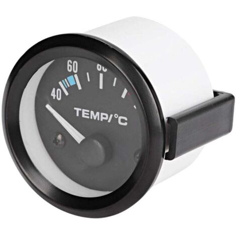 Medidor de temperatura del agua digital LED universal para coche y camión, de 2 pulgadas y 52 mm.