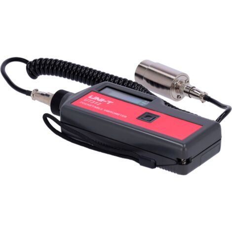 Medidor de vibraciones - Mide Aceleraciones, Velocidades y Desplazamiento - Utilización en maquinaria rotativa y alternativa - Display de 2000