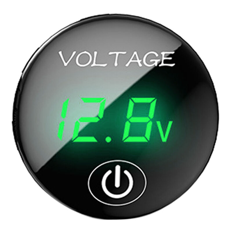 

Medidor de voltaje digital de panel LED universal para motocicleta DC 12V-24V