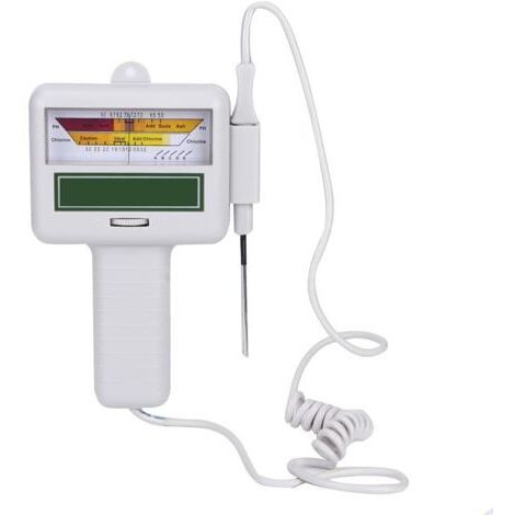 Medidor digital de pH, medidor de calidad del agua en forma de lápiz, medidor de cloro, medidor de cloro residual portátil, detector de calidad del agua para piscinas y jacuzzis, dispositivo de prueba