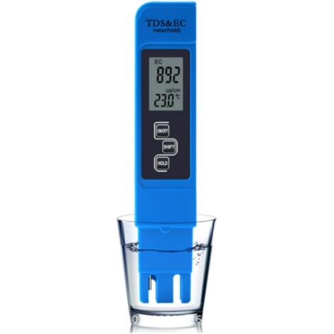 Medidor digital de pH - Medidor digital hidropónico de alta precisión con rango de pH de 0 a 14  Medidor de pH de bolsillo para agua, consumo doméstico y piscina