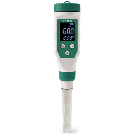 Medidor digital pH alimentos 0.00-14.00  Sensores alta precisión  Mide temperatura y acidez  Control app Bluetooth  Para elaboración cerveza y frutas