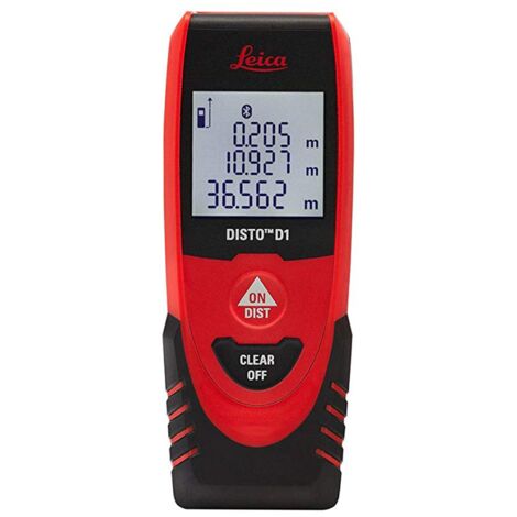 LEICA GEOSYSTEMS Medidor laser LEICA 843418 Disto D1 Alcance 40m Precision 2.0mm