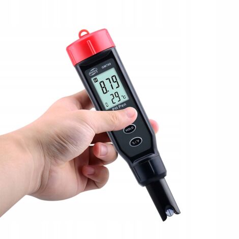 MEDIDOR PRUEBA pH MEDIDOR AGUA SENSOR TERMÓMETRO 2en1