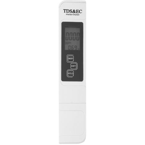 Medidor TDS , Electroconductividad y Temperatura  de la calidad de agua para osmosis inversa
