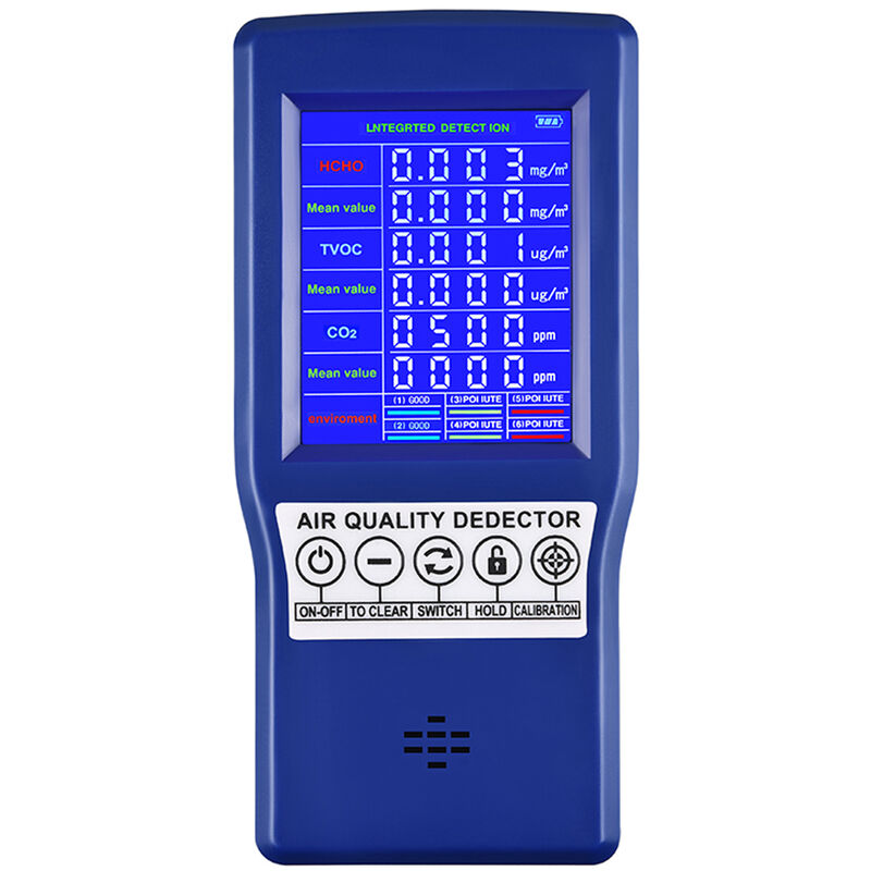 

Medidores de ppm de CO2 multifuncionales para el hogar, portatiles, de mano, Mini detector de dioxido de carbono, analizador de gases, probador de