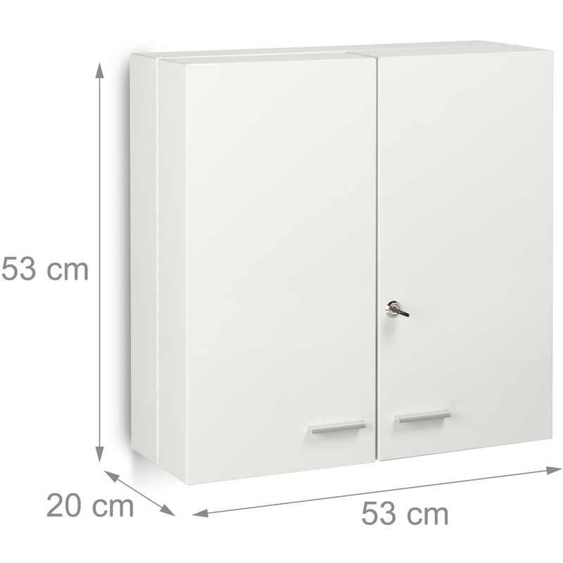 Medikamentenschrank Xxl Premium Abschliessbar 2 Turig 11 Facher