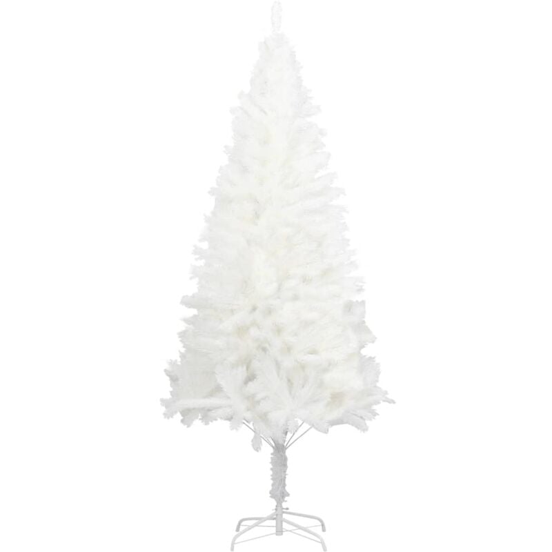 

Árbol artificial de Navidad con hojas realistas blanco 120 cm - Blanco - Vidaxl